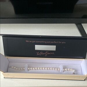 New The Pearl Source Cultured Pearl bracelet 9 inches